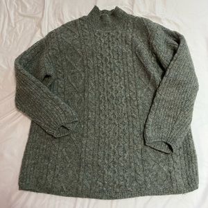 Vintage Nordstrom BP Sage Green Wool Sweater